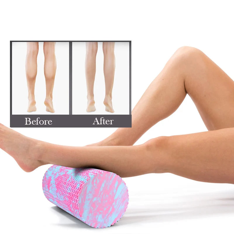 New Iridescent Cloud Yoga Colmn Pilates Block High-Density Floating Roller GYM Fitness Body Massage Yoga Foam Roller 30/45/60CM