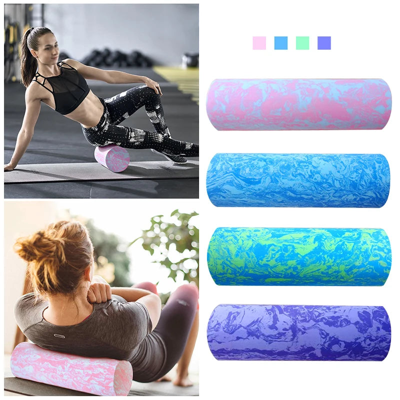 New Iridescent Cloud Yoga Colmn Pilates Block High-Density Floating Roller GYM Fitness Body Massage Yoga Foam Roller 30/45/60CM