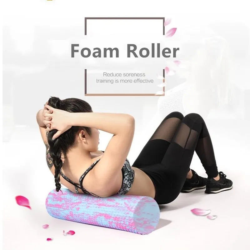 New Iridescent Cloud Yoga Colmn Pilates Block High-Density Floating Roller GYM Fitness Body Massage Yoga Foam Roller 30/45/60CM